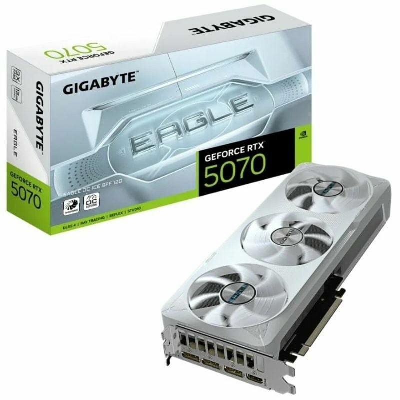 Scheda Grafica Gigabyte GV-N5070EAGLEOC ICE-12GD nvidia geforce rtx 5070 12 GB GDDR6 GDDR7