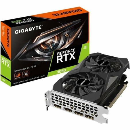 Scheda Grafica Gigabyte GV-N3050WF2OCV2-6GD Nvidia GeForce RTX 3050 6 GB GDDR6