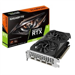 Scheda Grafica Gigabyte GV-N3050WF2OCV2-6GD Nvidia GeForce RTX 3050 6 GB GDDR6