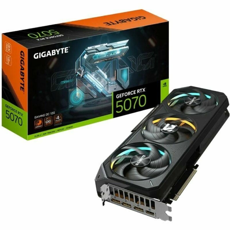 Scheda Grafica Gigabyte GV-N5070GAMING OC-12GD nvidia geforce rtx 5070 12 GB GDDR6 GDDR7