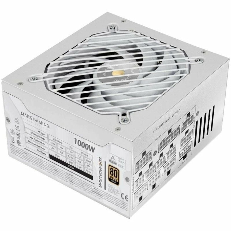 Fonte di Alimentazione Mars Gaming MPB1000PSIW 1000 W 80 Plus Gold