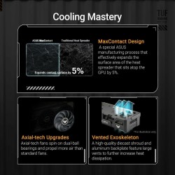 Scheda Grafica Asus TUF-RTX5060-O8G-GAMING GEFORCE RTX 5060 8 GB GDDR6 GDDR7