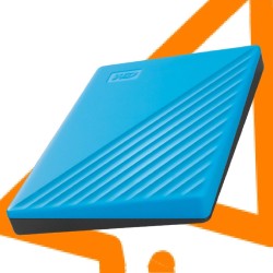 Hard Disk Esterno Western Digital My Passport Azzurro 4 TB HDD