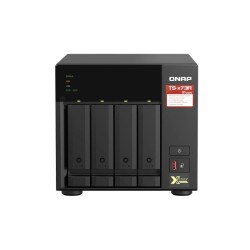 Memorizzazione in Rete NAS Qnap TS-473A Nero AMD Ryzen V1500B