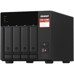 Memorizzazione in Rete NAS Qnap TS-473A Nero AMD Ryzen V1500B