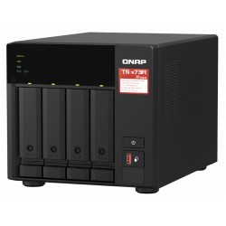 Memorizzazione in Rete NAS Qnap TS-473A Nero AMD Ryzen V1500B