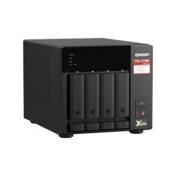 Memorizzazione in Rete NAS Qnap TS-473A Nero AMD Ryzen V1500B