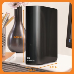 Hard Disk Esterno Western Digital Elements Desktop Nero 22 TB