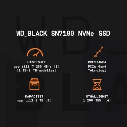 Hard Disk Western Digital WDS100T4X0E 1 TB SSD