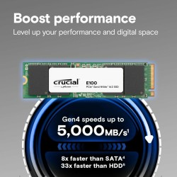 Hard Disk Crucial E100 2 TB SSD