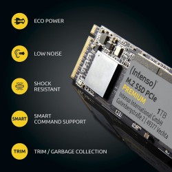 Hard Disk INTENSO SSD 1.0TB Premium M.2 PCIe 1 TB SSD