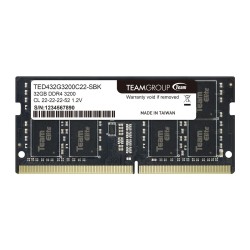 Memoria RAM Team Group ELITE TED432G3200C22-S01 32 GB DDR4 3200 MHz CL22