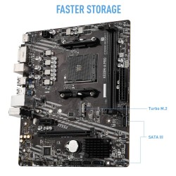 Scheda Madre MSI A520M-A PRO AMD A520 AMD AMD AM4