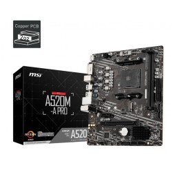 Scheda Madre MSI A520M-A PRO AMD A520 AMD AMD AM4