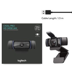 Webcam Logitech C920s 30 fps