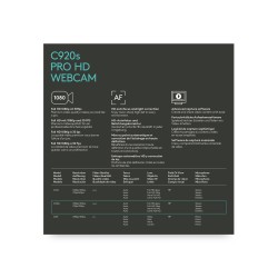 Webcam Logitech C920s 30 fps