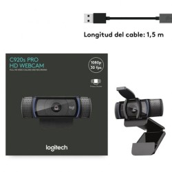 Webcam Logitech C920s 30 fps