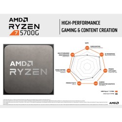 Processore AMD 5700G AMD Ryzen 7 5700G AMD AM4 16 MB 4.6 GHz