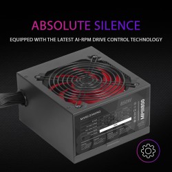 Fonte di Alimentazione Mars Gaming MPIII850 850 W 6 W 200 W ATX