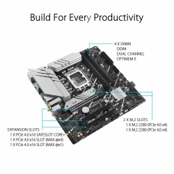 Scheda Madre Asus PRIME B760M-A WIFI D4 LGA 1700