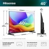 Hisense Smart TV 40A5S 40 pollici Full HD QLED HDMI nero