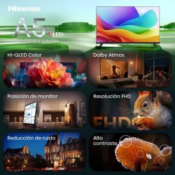 Hisense Smart TV 40A5S 40 pollici Full HD QLED HDMI nero