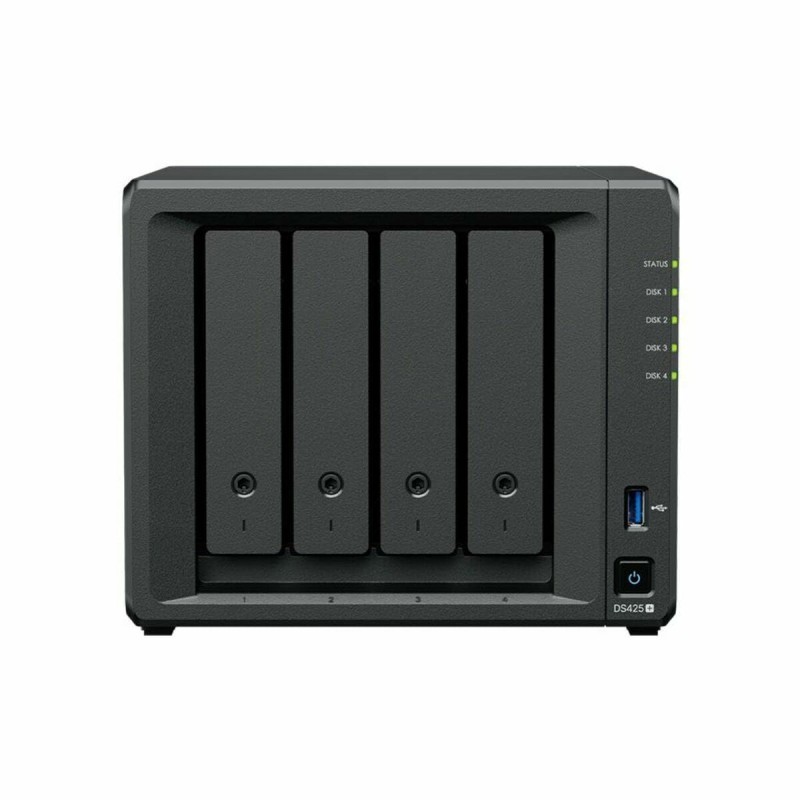 Memorizzazione in Rete NAS Synology DS425+ Nero Intel Celeron J4125