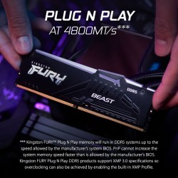 Memoria RAM Kingston Beast RGB 32 GB DDR5 5600 MHz CL40