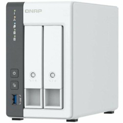 Memorizzazione in Rete NAS Qnap TS-216G Bianco Nero ARM Cortex-A55
