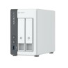 Memorizzazione in Rete NAS Qnap TS-216G Bianco Nero ARM Cortex-A55