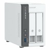 Memorizzazione in Rete NAS Qnap TS-216G Bianco Nero ARM Cortex-A55