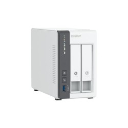 Memorizzazione in Rete NAS Qnap TS-216G Bianco Nero ARM Cortex-A55