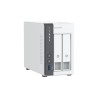 Memorizzazione in Rete NAS Qnap TS-216G Bianco Nero ARM Cortex-A55