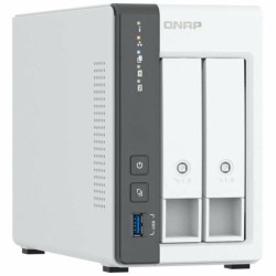 Memorizzazione in Rete NAS Qnap TS-216G Bianco Nero ARM Cortex-A55