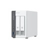 Memorizzazione in Rete NAS Qnap TS-216G Bianco Nero ARM Cortex-A55