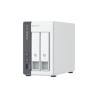 Memorizzazione in Rete NAS Qnap TS-216G Bianco Nero ARM Cortex-A55
