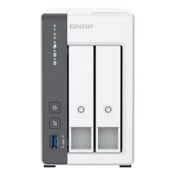 Memorizzazione in Rete NAS Qnap TS-216G Bianco Nero ARM Cortex-A55