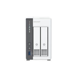 Memorizzazione in Rete NAS Qnap TS-216G Bianco Nero ARM Cortex-A55