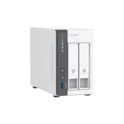 Memorizzazione in Rete NAS Qnap TS-216G Bianco Nero ARM Cortex-A55