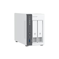 Memorizzazione in Rete NAS Qnap TS-216G Bianco Nero ARM Cortex-A55
