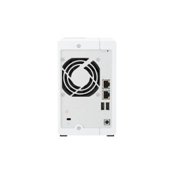 Memorizzazione in Rete NAS Qnap TS-216G Bianco Nero ARM Cortex-A55
