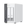 Memorizzazione in Rete NAS Qnap TS-216G Bianco Nero ARM Cortex-A55