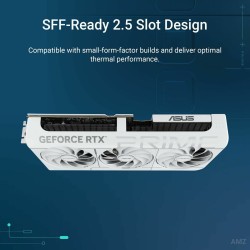 Scheda Grafica Asus Prime GeForce RTX 5070 White OC Edition nvidia geforce rtx 5070 12 GB GDDR6 GDDR7