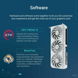 Scheda Grafica Asus Prime GeForce RTX 5070 White OC Edition nvidia geforce rtx 5070 12 GB GDDR6 GDDR7