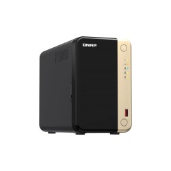 Memorizzazione in Rete NAS Qnap TS-264 Nero Grigio