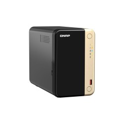 Memorizzazione in Rete NAS Qnap TS-264 Nero Grigio
