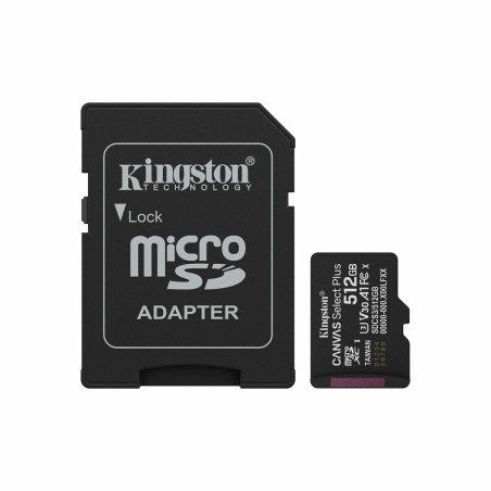 Scheda Di Memoria Micro SD con Adattatore Kingston SDCS3/512GB 512 GB
