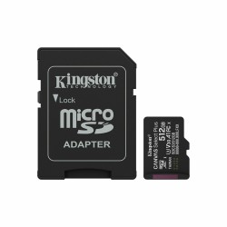 Scheda Di Memoria Micro SD con Adattatore Kingston SDCS3/512GB 512 GB