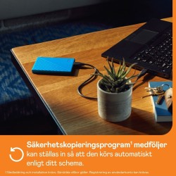 Hard Disk Western Digital My Passport Azzurro 2 TB HDD