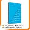 Hard Disk Western Digital My Passport Azzurro 2 TB HDD